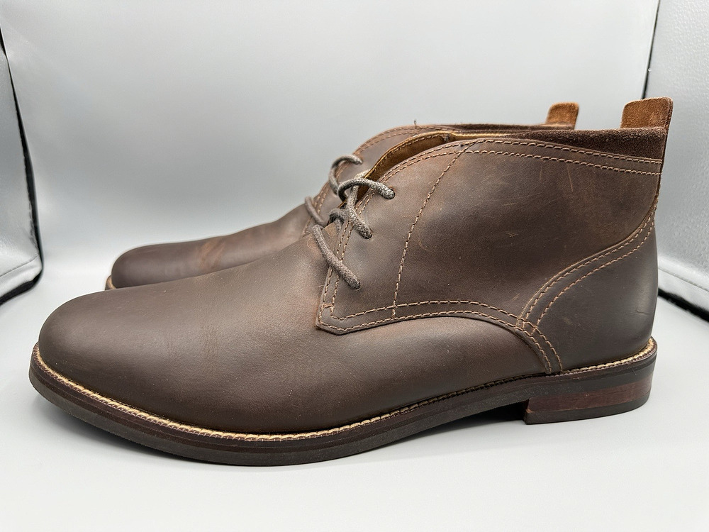 COLE HAAN Lug Chukka Brown Lace Up Dress Casual Boots Shoes C23055 Men's 11.5 M
